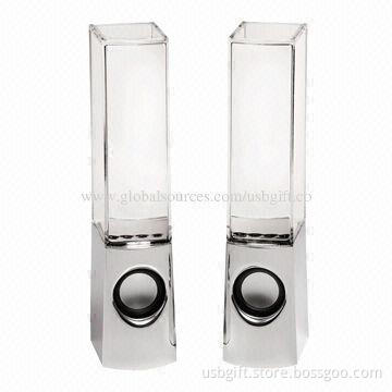 Bluetooth Speakers for Smartphones, Dancing Water Style, 3.5mm Audio Output